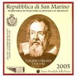 Foto de 2005 SAN MARINO 2 EUROS GALILEO GALILEI