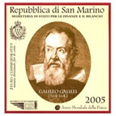 Foto de 2005 SAN MARINO 2 EUROS GALILEO GALILEI