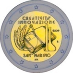Foto de 2009 SAN MARINO 2 EUROS CREATIVIDAD/INNOVACION