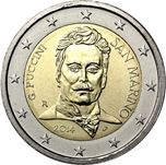 Foto de 2014 SAN MARINO 2 EUROS PUCCINI