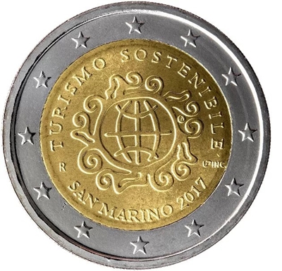 Foto de 2017 SAN MARINO 2 EUROS TURISMO SOSTENIBLE