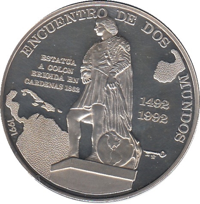 Foto de 1991 CUBA 10 PESOS IBEROAMERICANA
