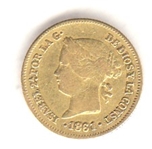 Foto de 1861 ISABEL II 1 PESO MANILA
