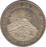 Foto de 1991 BOLIVIA 10 BOLIVIANOS IBEROAMERICANA
