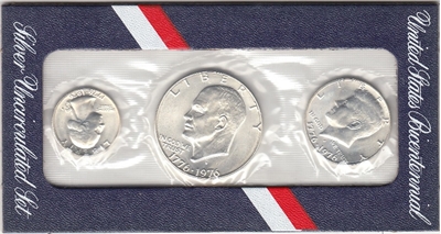 Foto de 1976 USA SET BICENTENARIO 1776-1976 1,1/2 y 1/4$