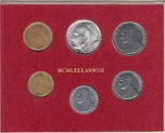 Foto de 1980 VATICANO SET 6p. FDC