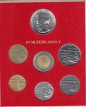 Foto de 1983 VATICANO SET 7p. FDC