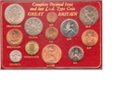 Foto de 1966-75 INGLATERRA SET 12p. SIST.DECIMAL