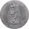 Foto de 1936 VATICANO 10 LIRAS PIO XI