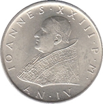 Foto de 1962 VATICANO 500 LIRAS JUAN XXIII