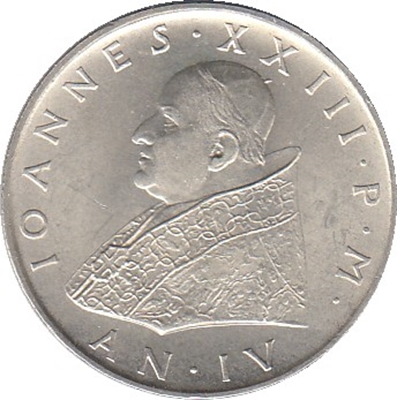 Foto de 1962 VATICANO 500 LIRAS JUAN XXIII