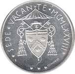 Foto de 1978 VATICANO 500 LIRAS SEDE VACANTE