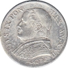 Foto de 1867 VATICANO 1 LIRA PIO IX