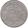 Foto de 1867 VATICANO 2 1/2 LIRAS PIO IX