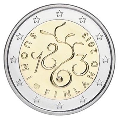 Foto de 2013 FINLANDIA 2 EUROS PARLAMENTO 1863