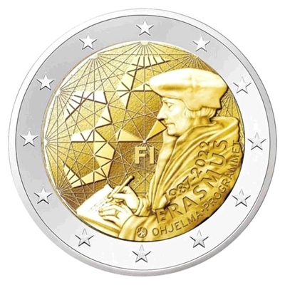 Foto de 2022 FINLANDA 2 EUROS ERASMUS