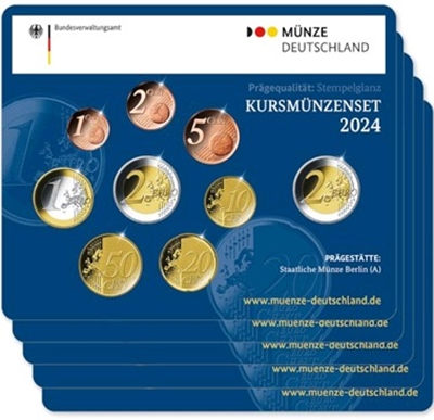 Foto de 2024 ALEMANIA SET 5 CECAS 9 piezas