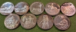 Foto de GOYA LOTE 9 MEDALLAS - DIFERENTES OBRAS