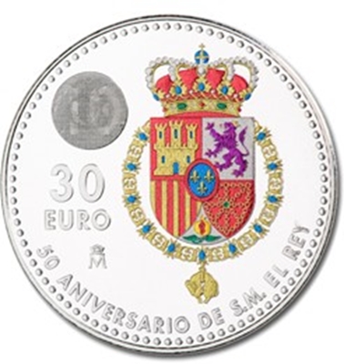 Foto de 2018 ESPAÑA 30 EUROS 50 ANIV.FELIPE VI