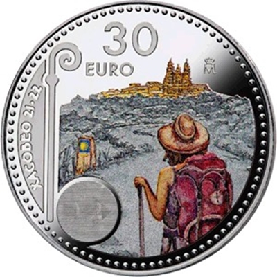Foto de 2021 ESPAÑA 30 EUROS PEREGRINOS XACOBEO
