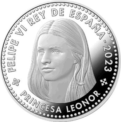 Foto de 2023 ESPAÑA 40 EUROS PRINCESA LEONOR