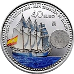 Foto de 2025 ESPAÑA 40 EUROS JUAN SEBASTIAN ELCANO