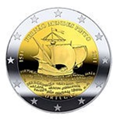 Foto de 2011 PORTUGAL  2 EUROS Fdo MENDEZ PINTO