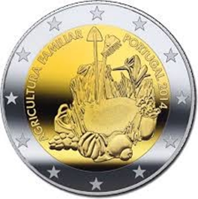 Foto de 2014 PORTUGAL 2 EUROS AGRICULTURA FAMILIAR