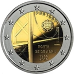 Foto de 2016 PORTUGAL 2 EUROS PUENTE 25 DE ABRIL