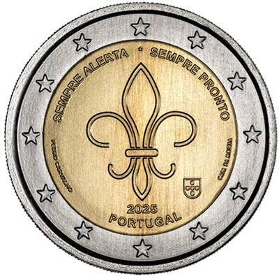 Foto de 2025 PORTUGAL 2 EUROS MOVIMIENTO SCOUT