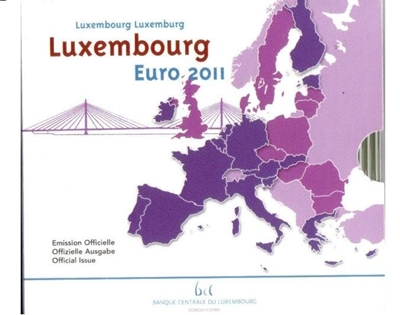 Foto de 2011 LUXEMBURGO EUROS SET 9p