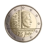 Foto de 2014 LUXEMBURGO 2 EUROS INDEPENDENCIA