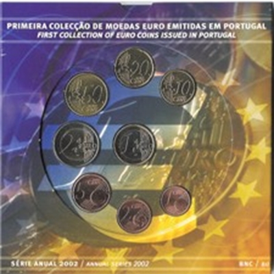 Foto de 2002 PORTUGAL SET EUROS 8p