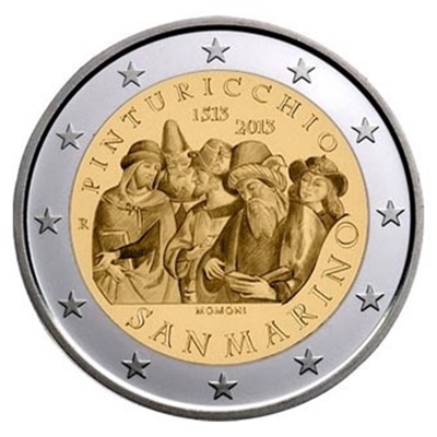 Foto de 2013 SAN MARINO 2 EUROS "II PINTURICCHIO"