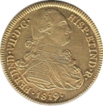 Foto de 1819 FERNANDO VII 8 ESCUDOS POPAYAN FM