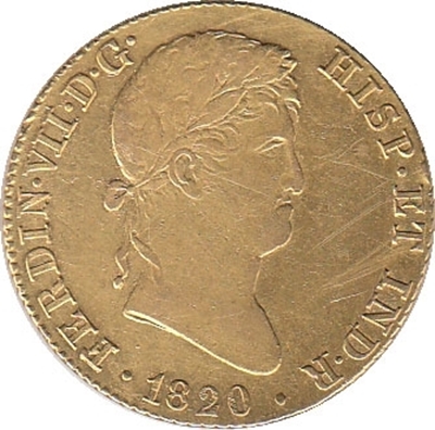 Foto de 1820 FERNANDO VII 4 ESCUDOS MADRID