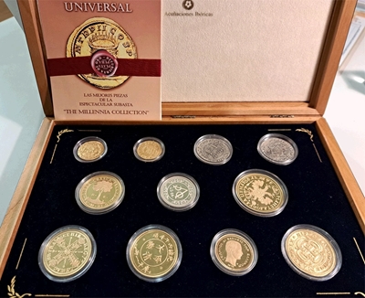 Foto de CONJUNTO 11 REPRODUCCIONES MONEDAS DEL MUNDO