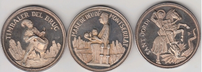 Foto de LOTE 3  MEDALLAS PLATA CATALUÑA