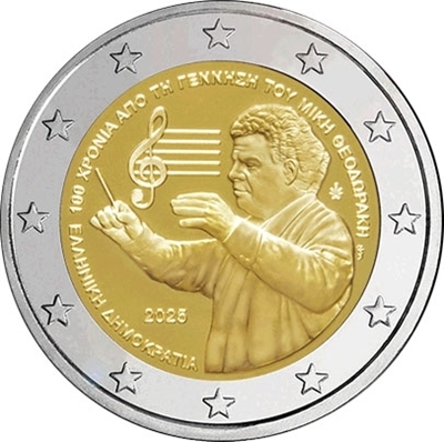 Foto de 2025 GRECIA 2 EUROS THEODORAKIS