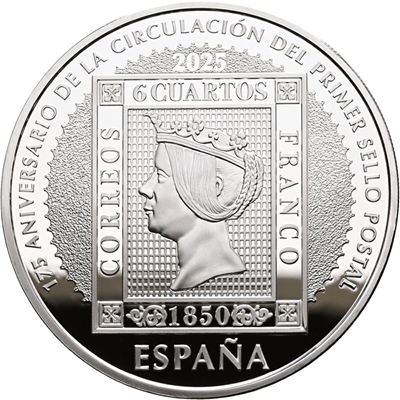 Foto de 2025 10 EUROS 175 Aniv. PRIMER SELLO ESPAÑOL