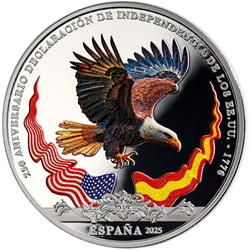 Imagen de la categoría 250 Aniversario ESPAÑA y la INDEPENDENCIA de los EE.UU