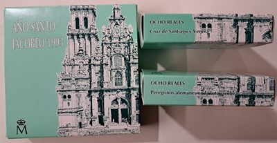 Foto de 1993 XACOBEO SERIE PLATA: 2000+2000+10000 Ptas