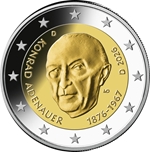 Foto de 2026 ALEMANIA 2 EUROS KONRAD ADENAUER
