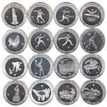 Foto de 1992 JJOO BCN'92 JUEGO COMPLETO PLATA 16 PIEZAS