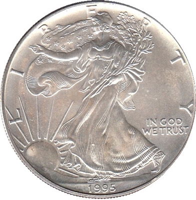 Foto de 1995 USA 1$ LIBERTAD ANDANDO- EAGLE - 1 Onza