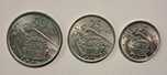 Foto de 1957 SERIE BA 5, 25 y 50 PESETAS