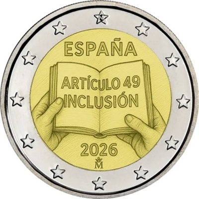 Foto de 2026 ESPAÑA 2 EUROS INCLUSION