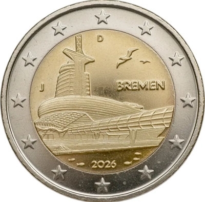 Foto de 2026 ALEMANIA 2 EUROS BREMEN
