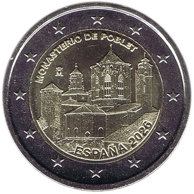 Foto de 2026 ESPAÑA 2 EUROS MONASTERIO DE POBLET