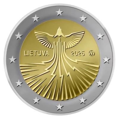 Foto de 2026 LITUANIA 2 EUROS INDEPENDENCIA ENERGETICA